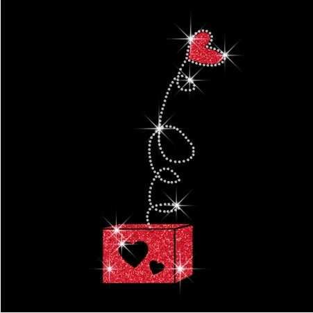 New Arrivals New Design Rhinestones Rhinestone Transfer for Valentine Day