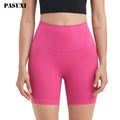 PASUXI New Women's High Waist Yoga Shorts  Scrunch Butt Quick Dry Breathable Workout Shorts High Elastic Gym Running Sportwear