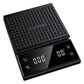 DH-E60 Digital LCD Coffee Scale 0.1g Accuracy Electronic USB Rechargeable Battery Powered Lid Weight Measuring 3kg/5kg Capacity