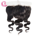 CLJhair Fast Shipping Fermeture Remy Transparent Brazilian Naturel 13X6 Body Wave Hair Extension Lace Frontal Closure