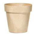 CUBE BETON EFFECT 2.2L pot dimensions (mm) 170x170x150 Cream color