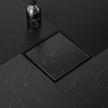 US Drop Shipping 6x6 Inch Hidden Tile Insert Square Floor Drain Stainless Steel with Invisible Grate Design