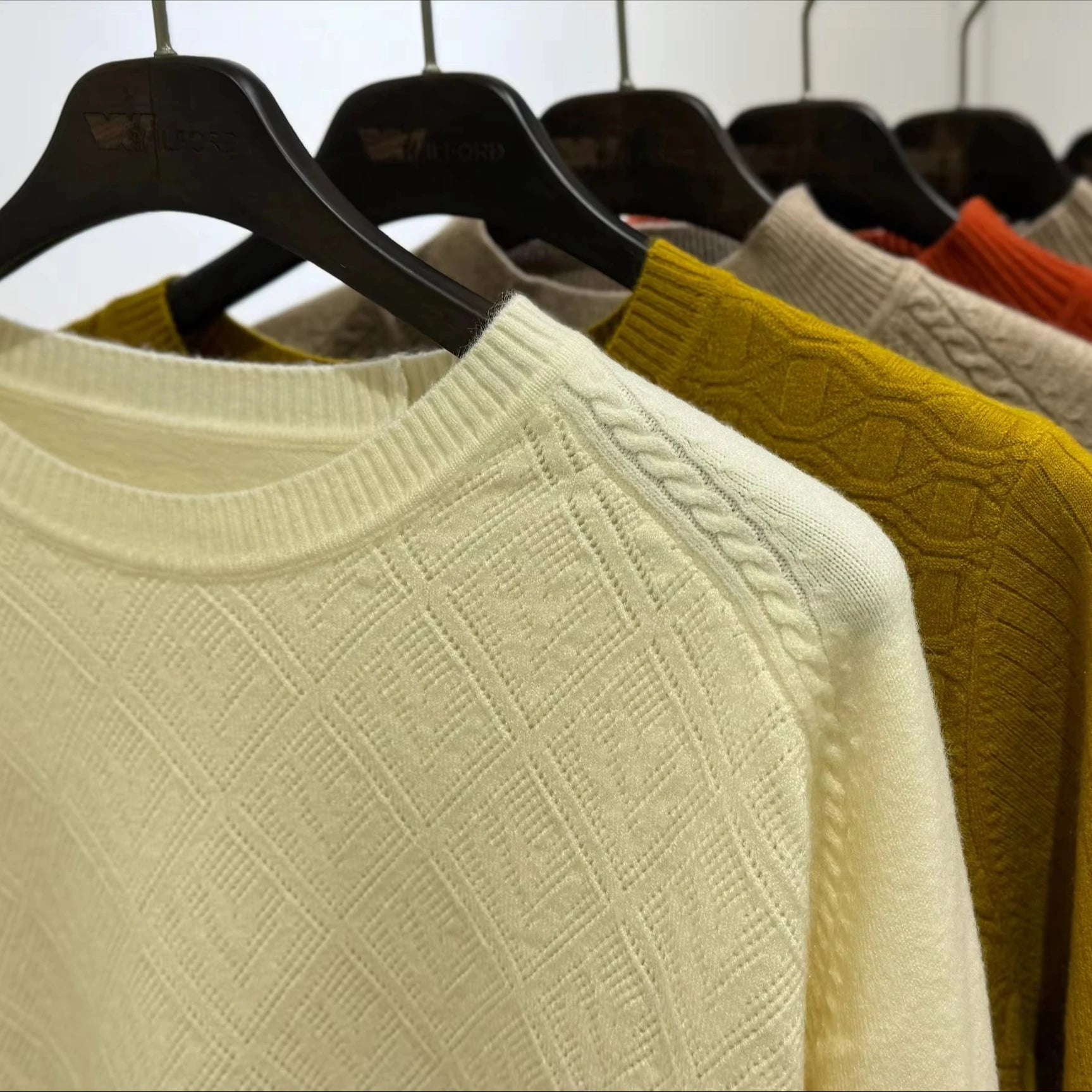 High Quality Women's Knitted Pullover Sweater with Long Sleeves Autumn Casual Style Cocoa Color Hot Selling