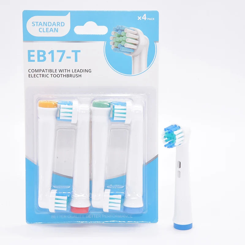 Custom Clean Oral Vibratorpower Toothbrush Heads Rotary Sonic Toothbrush Replacement Head Compatible with Oral