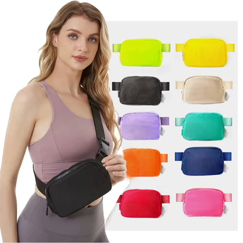 Pouch Waist Bag Waterproof Belt Fanny Pack Crossbody Waist Bags for Women and Men