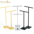 3pcs Metal Foundation Jewelry Display Holders Drop Earrings and Necklace Rack Elegant Metal Container for Store Display