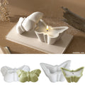 Simple butterfly Storage Jar Mold for Lidded Gypsum Concrete Candle Cup Mold Home Decoration