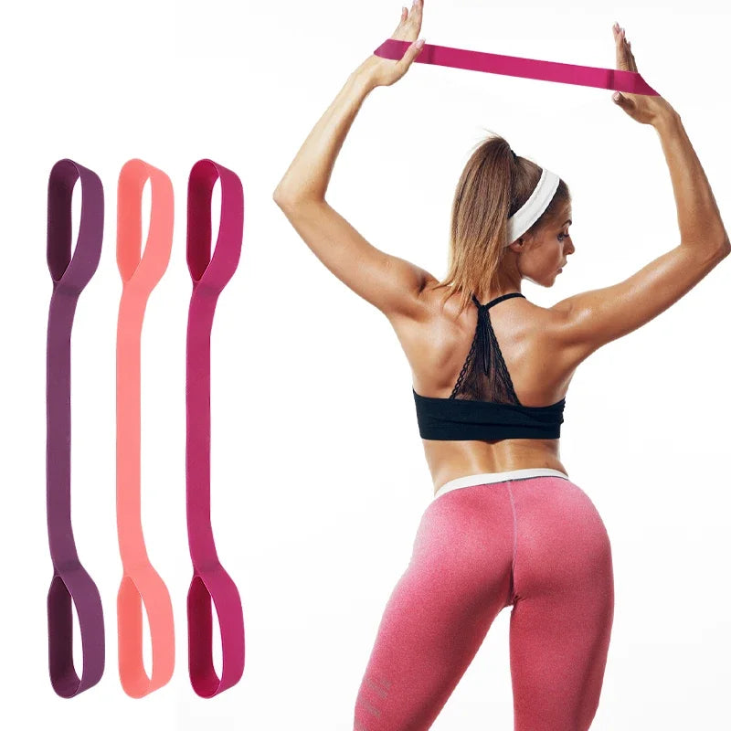 Melenlt Figure 8 Resistance Band for Arm Back and Shoulder Exercises Elastic Stretch Band for Yoga