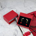 USM Plastic Rectangle Jewelry Gift Box with Satin Lining Drawer Closure Printed Design Custom Logo Fashionable Small Businesses