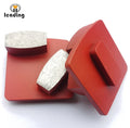 For Husqvarna Redi Lock Diamond Grinding Shoe with Double Smooth VARI-GRIND Segments for Concrete Floor Surface Preparation