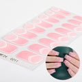 Long Lasting Non-toxic CMYK Colors Nail Stickers Valentine's Day Style Design Gel Nail Sticker Uv Semi Cured