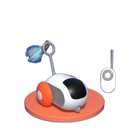 Hot Sell Self-Moving Car Automatic Cat Mouse Toy with Feather ABS Smart Automatic Cat Toys Interactive Toys
