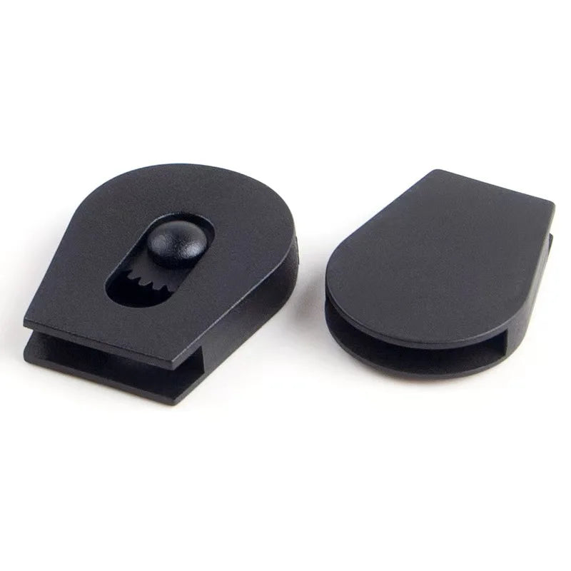Wheeled Cord Lock Stopper Clamp Toggle End Cord Slider for Shock Cord Bungee Paracord Drawstrings Backpack