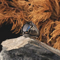 Wholesale Azuris 925 Sterling Silver Men's Ring Ottoman Style Turkey Natural Aqeeq Stone VALKH1054