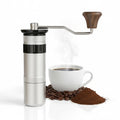 Manual Coffee Grinder Oem Adjustable Coarseness Stainless Steel Conical Burr Hand Crank Coffee Bean Grinder Mill