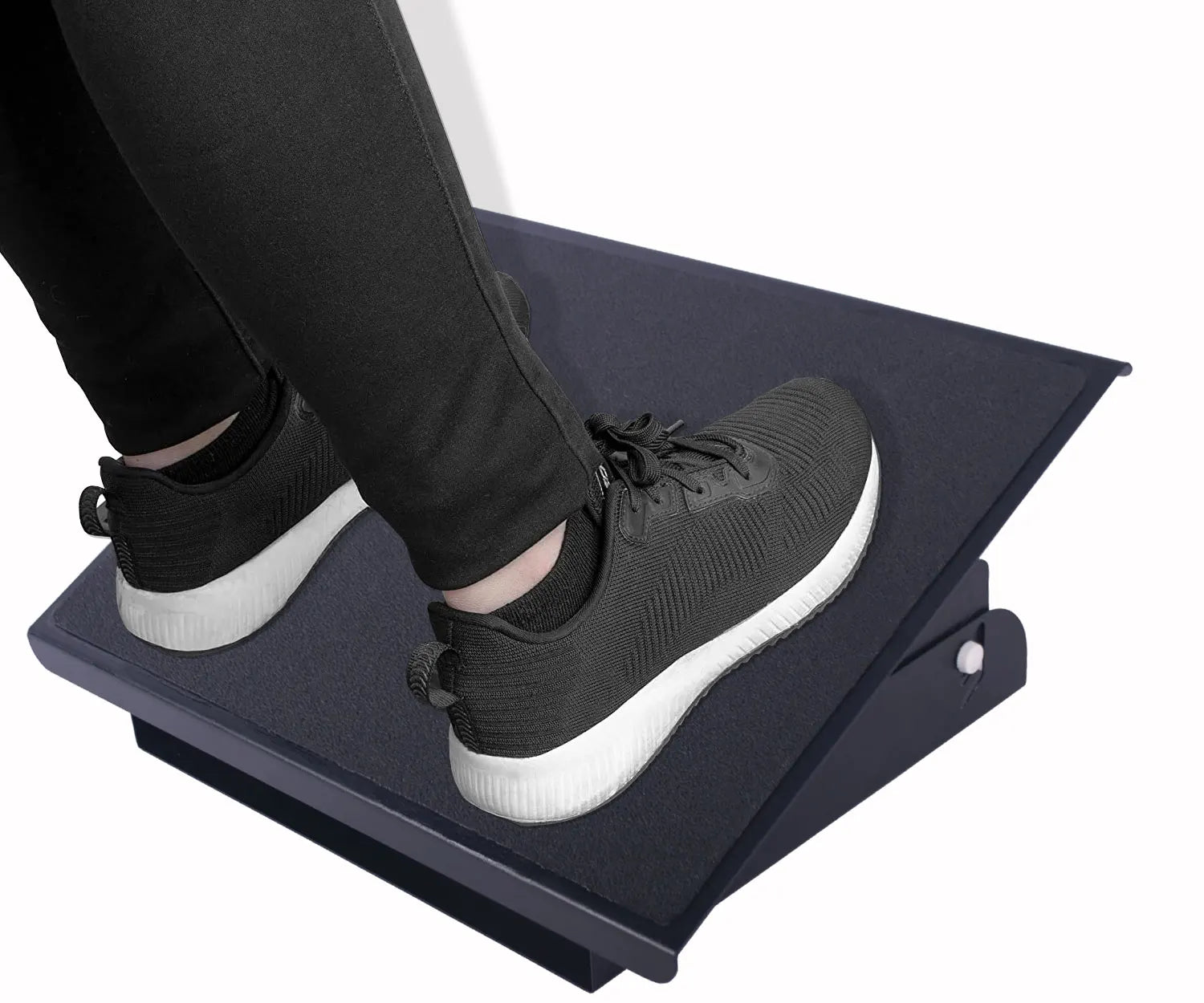 Professional Heavy Duty Footrest with Anti-slip Rubber Mat on the Platform