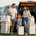US Warehouse on Sale Lightweight Hard Shell Suitcase Set Waterproof Luxury Travel Bags Trolley 5 Piece Suitcase Luggage Set