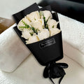 C224153 9 Roses Fat Soap Bouquet Artificial Soap Rose Graduation Christmas New Year Mother's Day Easter