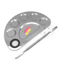 Cosmetic Stainless Steel Makeup Mixing Palette