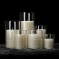 Wholesale Classic Cylinder Borosilicate Glass Candle Holder Centerpiece for Wedding