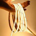 COXO 5m Cob LED Strip Light Tuya 12 Volt Flex Flexible TV Backlight 12V Smart 24V Warm White Manufacturer LED Light Strip