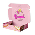 High Quality Low Price Donuts Box with logo Cardboard Paper Accept Custom Design Donut Boxes for Bakary Takeaway