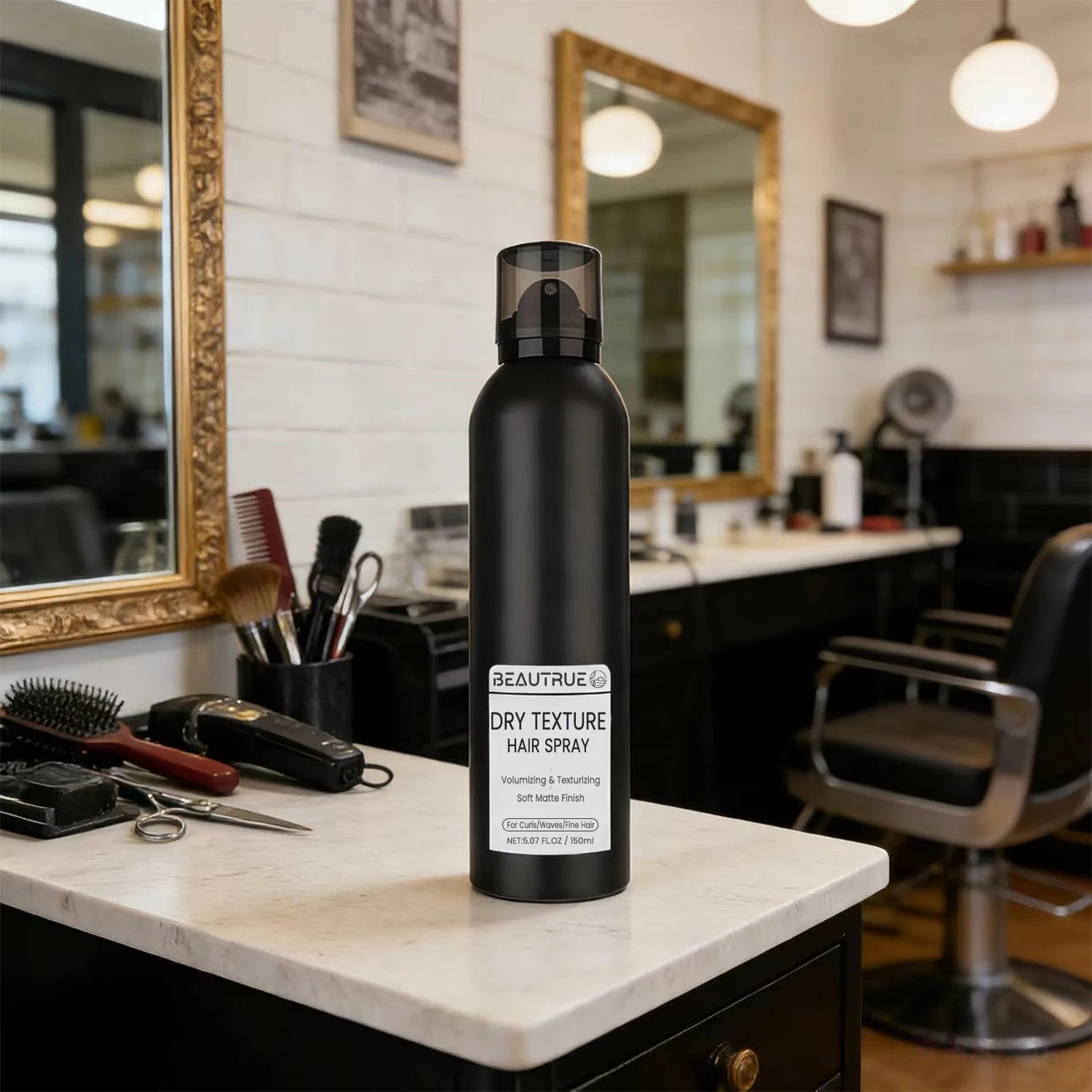 Factory Wholesale Dry Texture Hair Spray Volumizing Matte Finish Styling Hold Lightweight Aerosol Professional Private Label
