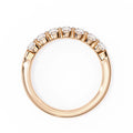 Custom Fine Jewelry Natural Diamond Ring 14K Solid Gold Brilliant Cut White E Color IGI Certified for Women Wedding Ring