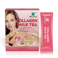 Private Label Collagen Milk Tea Natural Herbs Healthy Instant Milk Tea Powder Weight Loss Products ISO HACCP GMP Factory