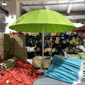 Modern Design Aluminum Pole Pagoda Umbrella Red White Beach Umbrella for Patio Dining Outdoor Fiberglass Rib Furniture