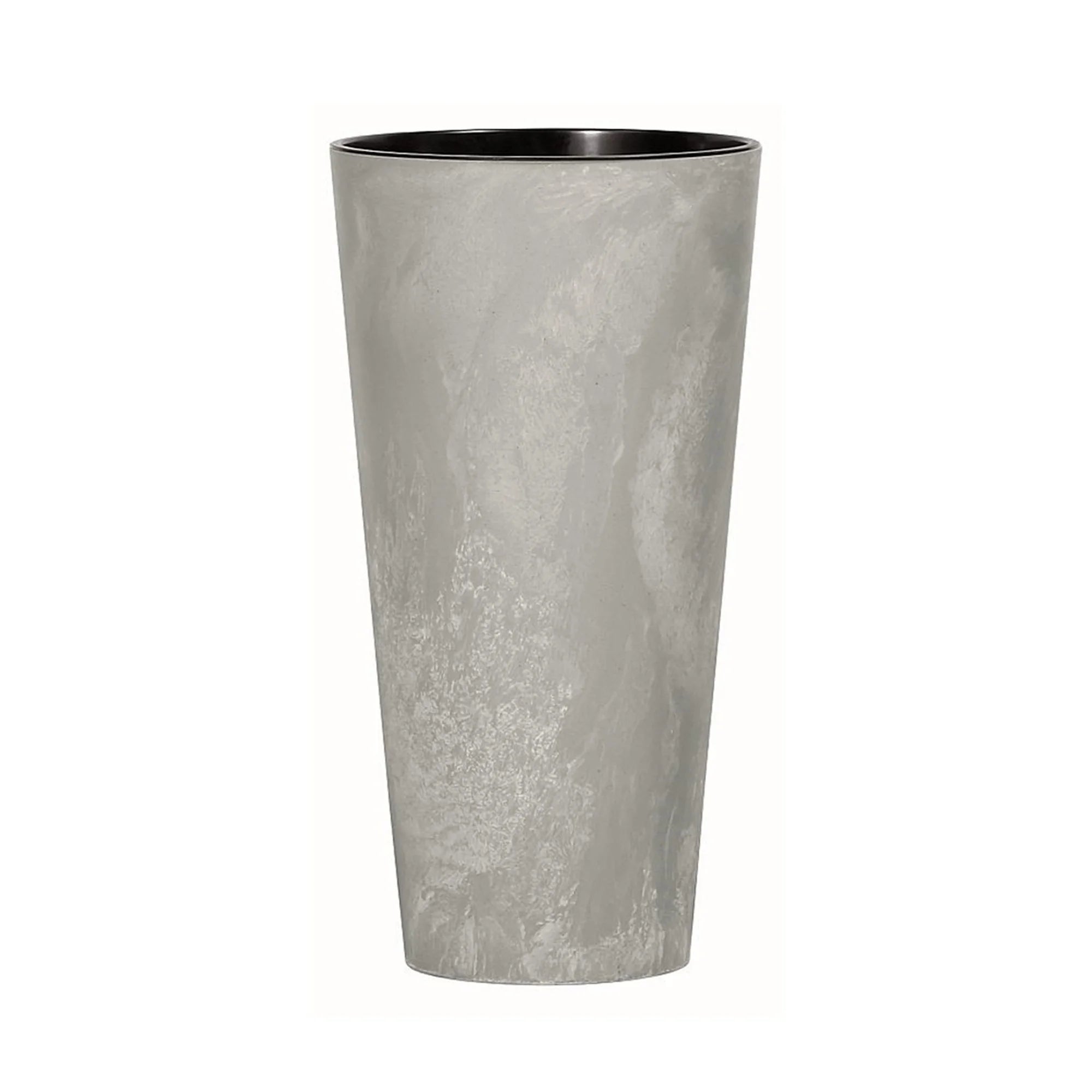 Prosperplast Tubus Slim Effect plastic tub WITH tank in Cement color 28.6 (height) x 15 (width) x 15 (depth) cms