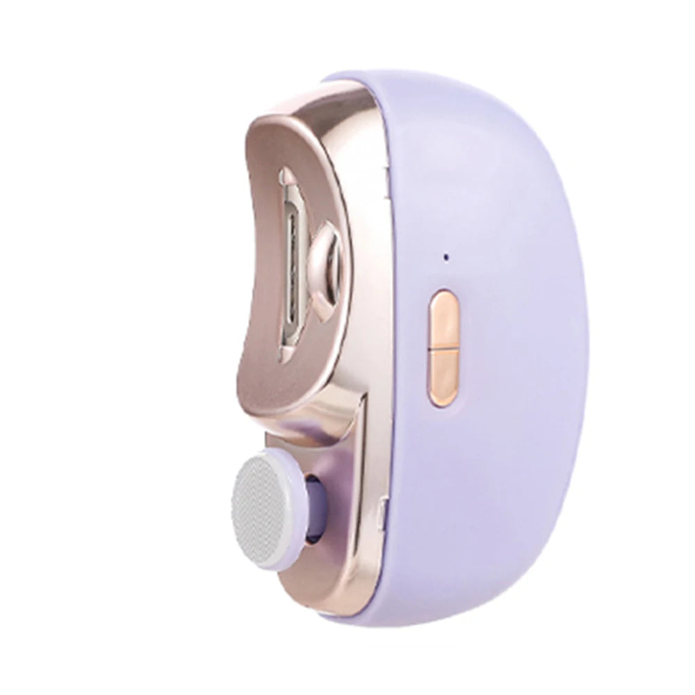 Multifunctional Electric Nail Machine Automatic Nail Clipper Grinder Set with Anti-Pinch Design USB Rechargeable