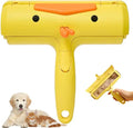 Big Month Yellow Duck Push Pull Upgraded Animal Dog Two Way Multi Surface Pet Hair Removal