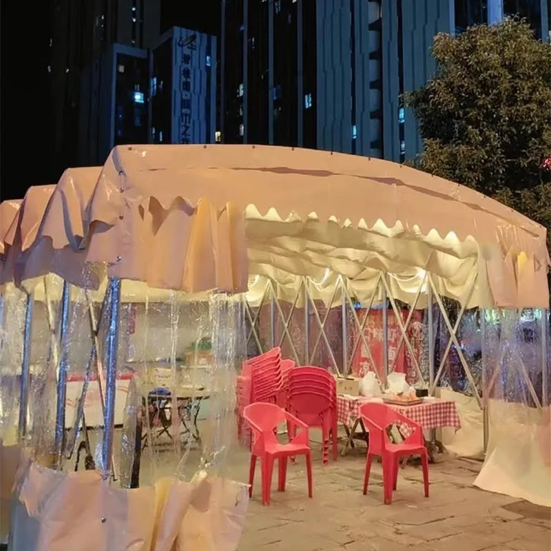 Metalx Luxury Large Outdoor Waterproof Folding Car Awning Tent with UV Protection for Sports Events Exhibition & Celebration