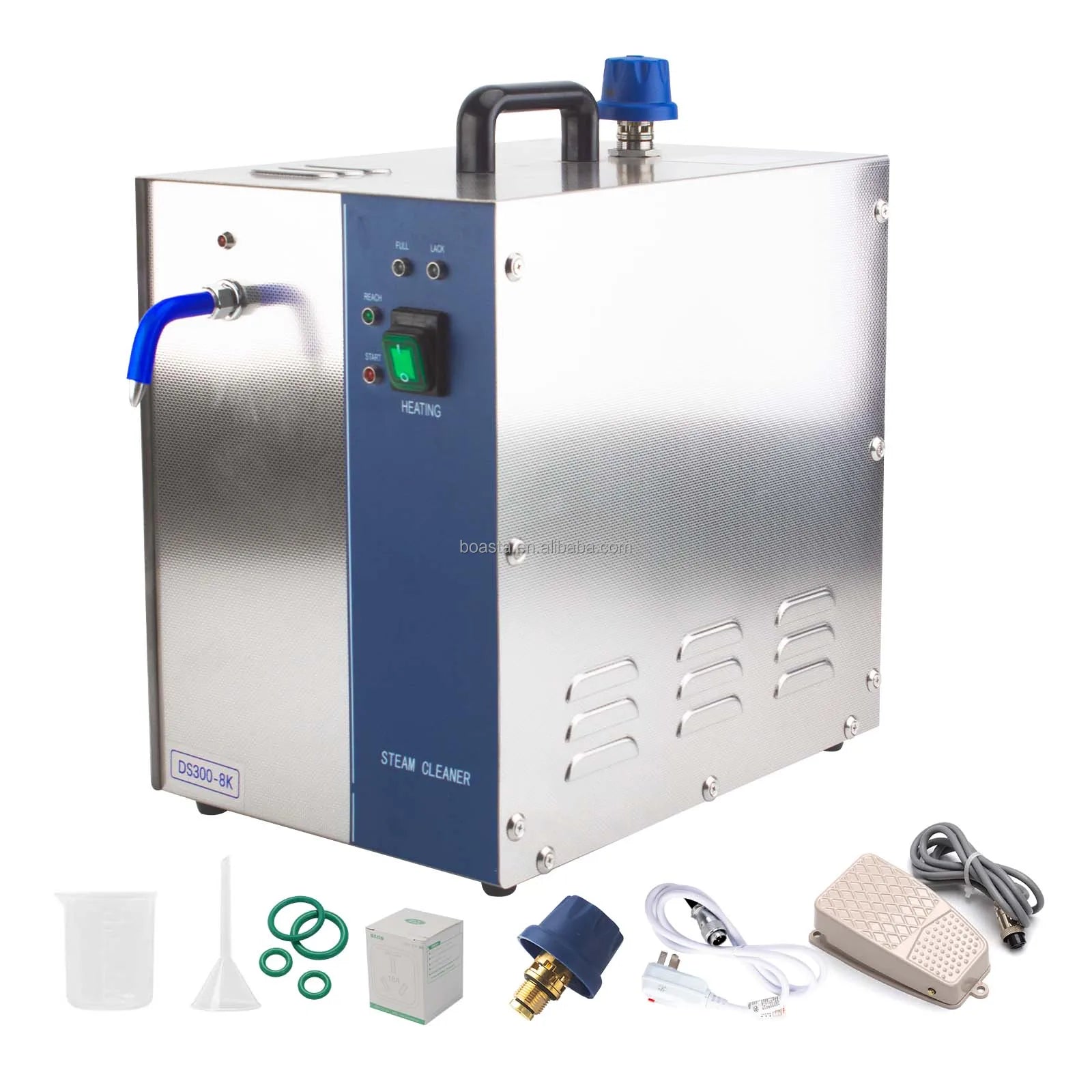 DS300-8K Jewelry Steam Cleaner 2300W 3L Boiler High Pressure 8 Bar Professional Steam Cleaning Machine for Jewelry Workshop