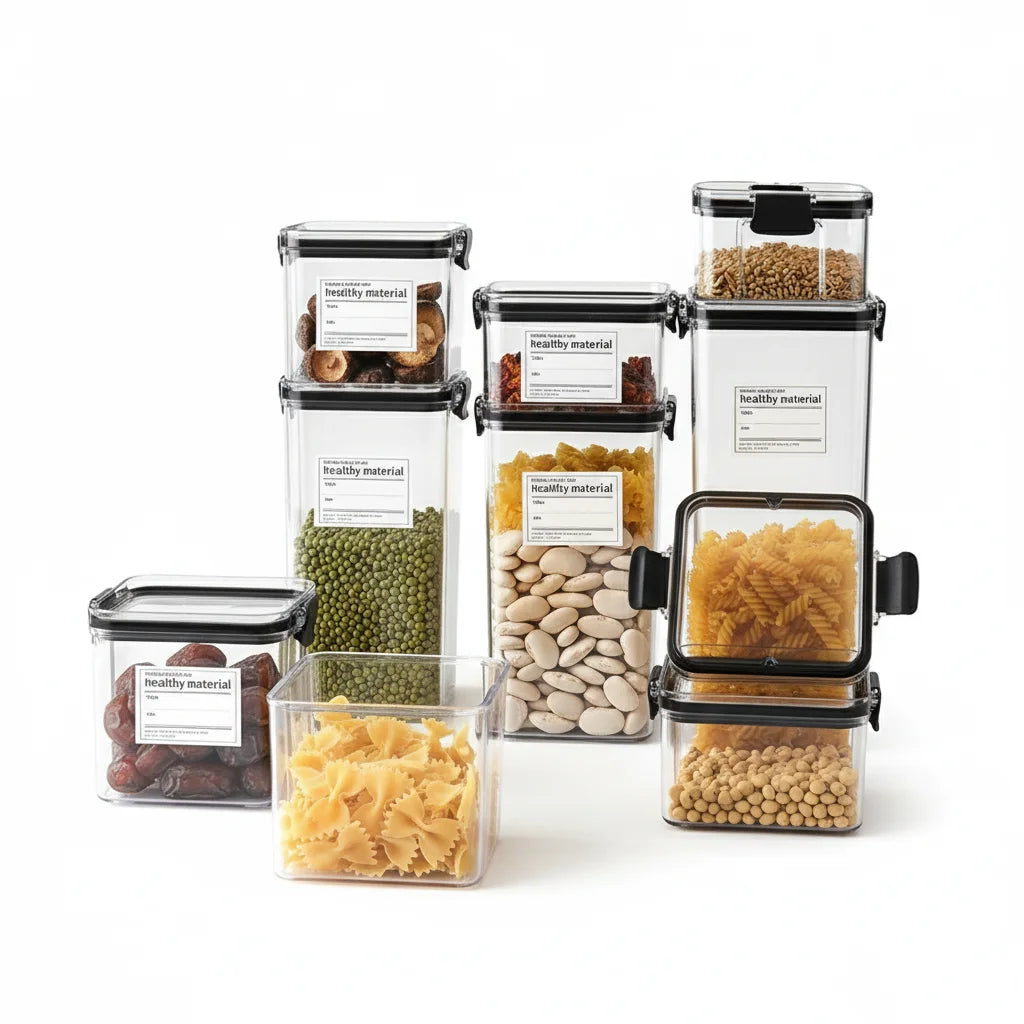 Wholesale Plastic Airtight Food Storage Containers With Lids Energy Rice Food Storage Container Set Food Kitchen Storage