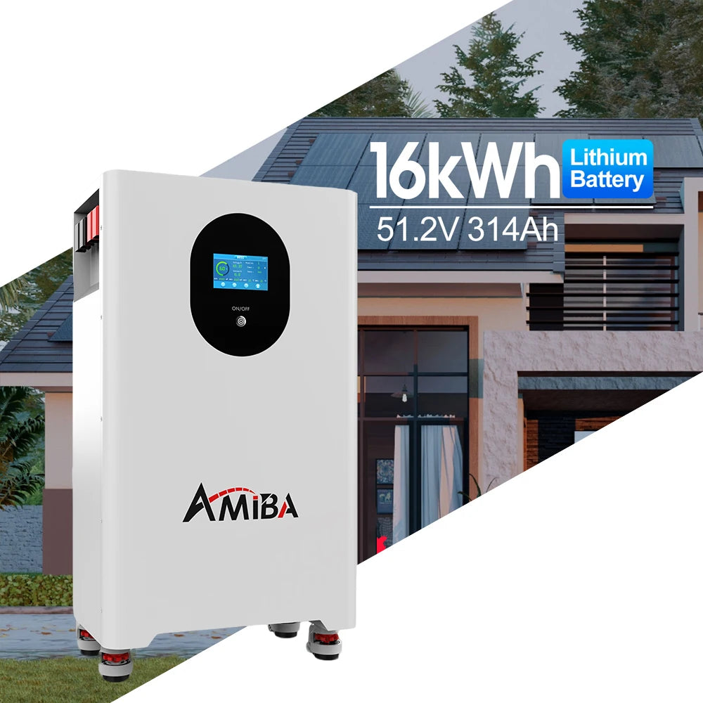 LiFePO4 48v 300ah 15kwh Solar Battery Lithium Battery 51.2v 15kw 10kw Power Wall Solar Battery Powerwall for Home Solar System