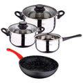 5pc cookware set + wok in forged aluminum San Ignacio.