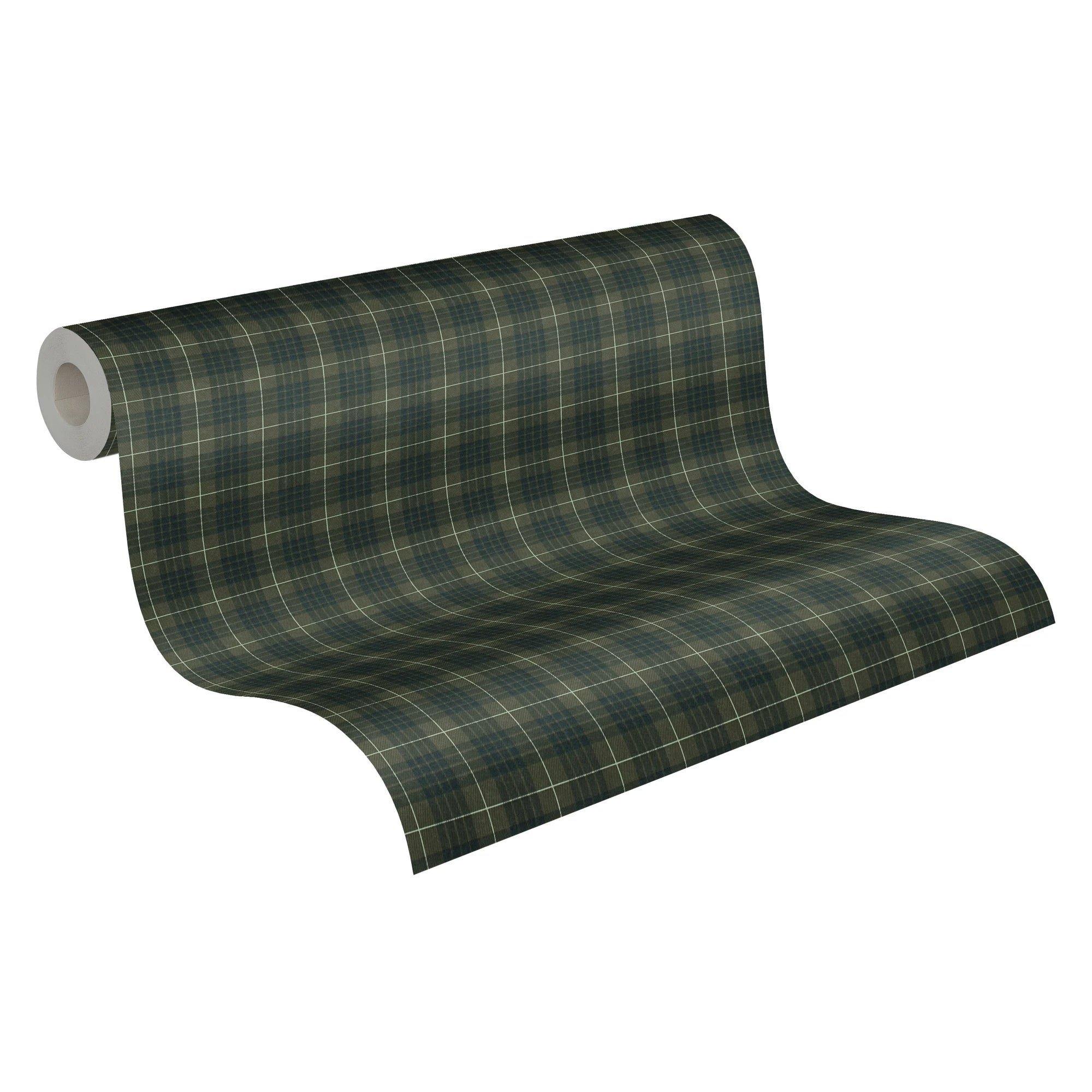 Made in Germany-Modern Luxury Non Woven Contract Wallpaper Rolls Green Black for Kitchen & Bathroom Hotel Use 1005 X 053 m