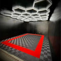 Competitive Price 540W Energy Saving LED Ceiling Light Honeycomb Design for Garages & Workshops Direct From China Factory Supply
