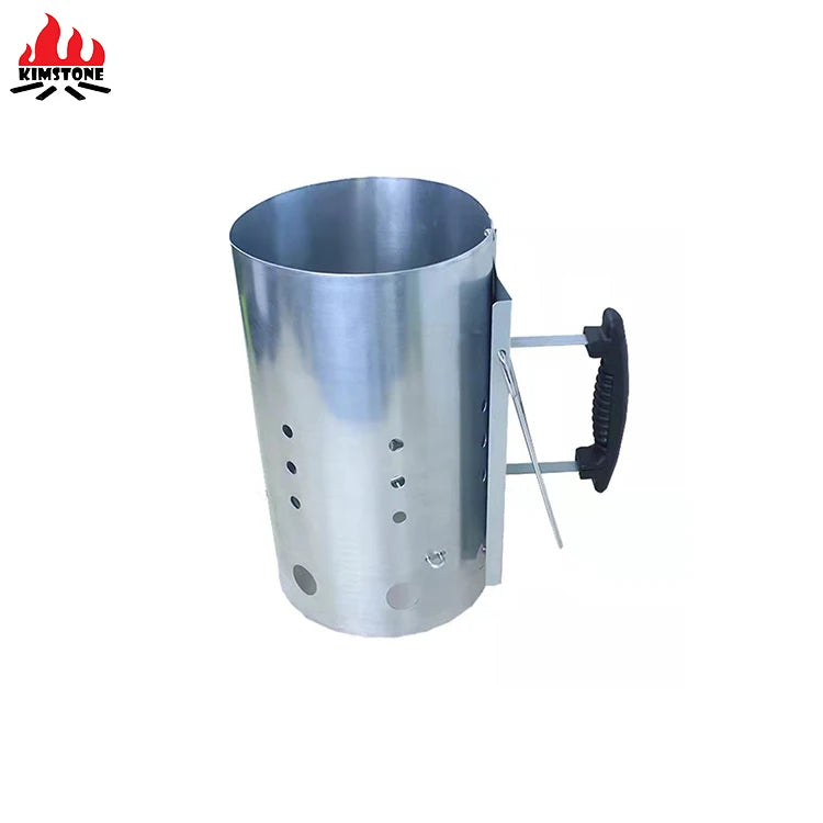 KIMSTONE Steel Charcoal Chimney Starter-Outdoor Barbecue Tool