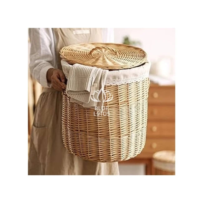 LIMITED OFFER Eco-Conscious Woven Laundry Basket from Blue Lotus Great for Clothes and Toy Storage 2025