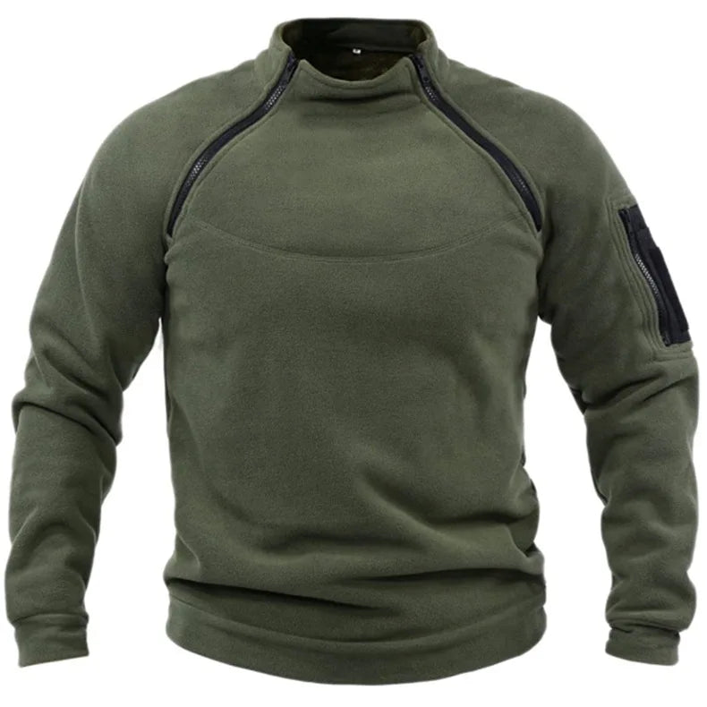 OEM Custom logo Embroidery Printed Design  Men's Spring and Autumn European and American Stand-up Collar Men's Sweatshirt