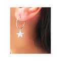 925 Sterling Silver Fine Stud Star Earrings Turkey Origin Elegant and Luminous
