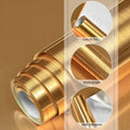 UDK PVC 60cm Preferential Self Adhesive Oil Proof Waterproof Aluminum Metallic Sticker Wallpaper Aluminum Foil Wall Paper