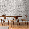Germany Made 3D Optics Grey Non Woven Vinyl Wall Mural Highly Wash-Resistant Light Resistant for Bedroom Living Room Gym