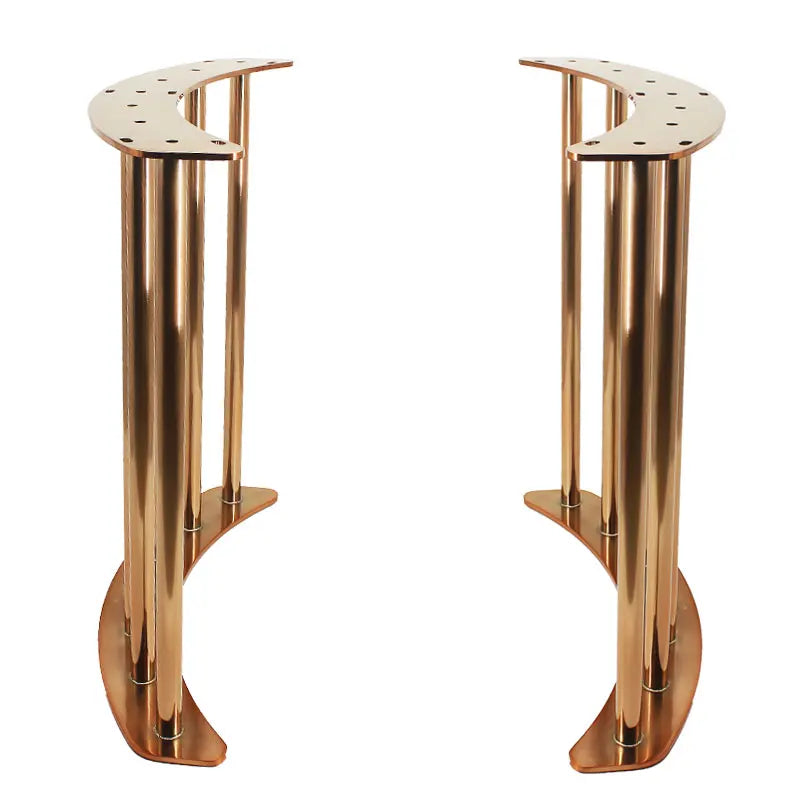 Gold Stainless Steel Metal Coffee Table Legs Patio Iron Furniture Leg for Kitchen Outdoor Living Room Bedroom Hospital Use