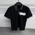 Plain Men's Cotton Woven T-Shirt Short Sleeve V-neck Casual Breathable Eco-Friendly Quick Dry OEM ODM Custom Logo Front