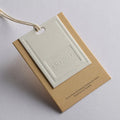 High Quality Custom Tags and Labels for Luxury t Shirts Die Cut Kraft Tags Business Card