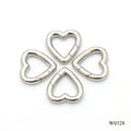 Various Sizes 316 Stainless Steel Heart Shape Spring O Ring Love Push Gate Clasp for Bag Jewelry